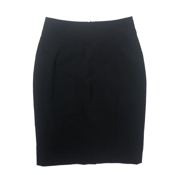 Burberry London Black Virgin Wool Pencil Skirt Lined 38‎ 4 - Picture 1 of 12